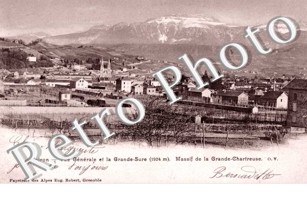 Vue Generale et la Grande-Sure, Massif de la Grande-Chartreuse