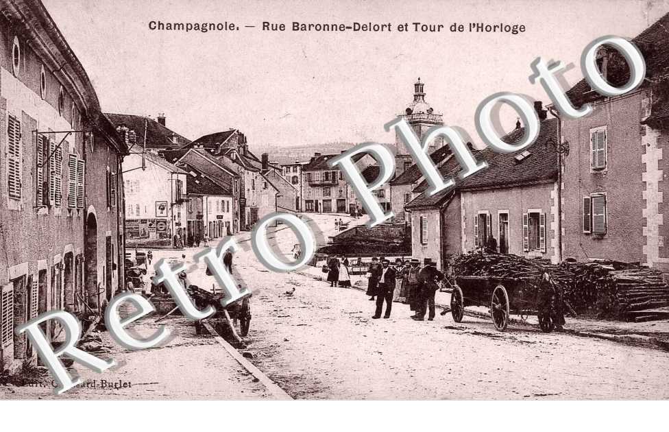 rue baronne delort et tour de l'horloge