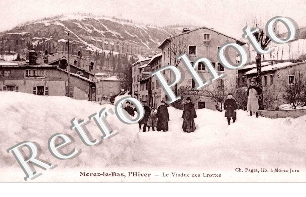 Morez le Bas, l'Hiver, le Viaduc des Crottes