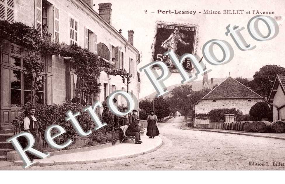 maison Billet et l'avenue