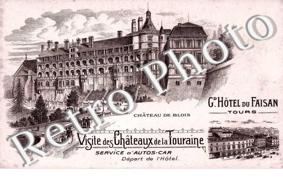 visite des chateaus de la touraine, grand hotel du faisan, tours
