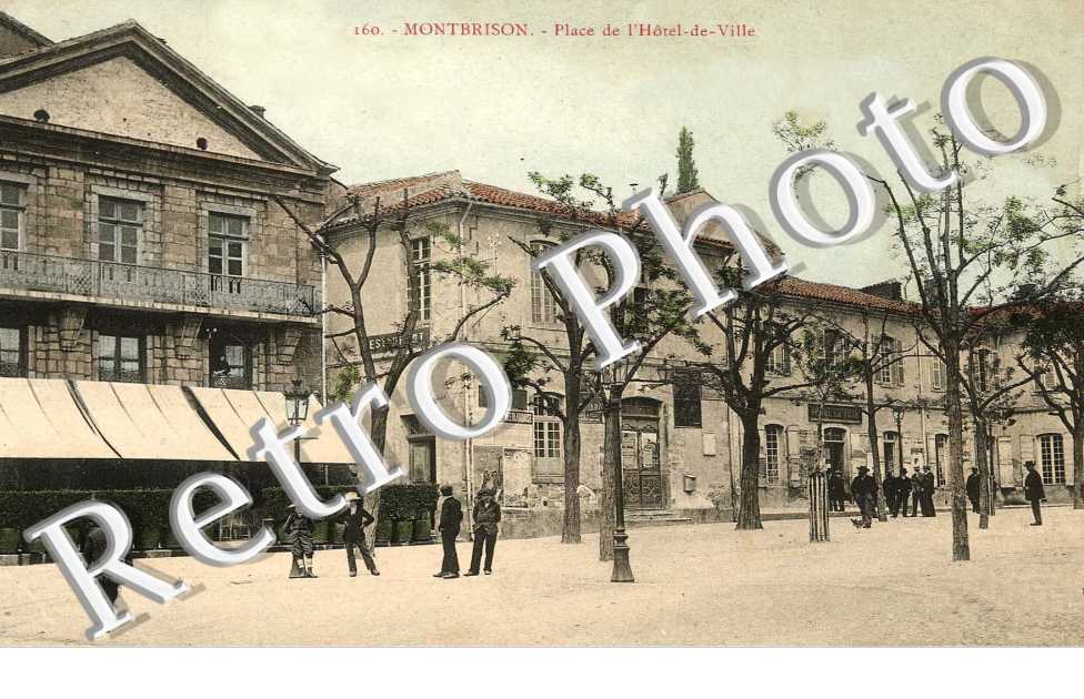 place de l'hotel de ville - carte couleur