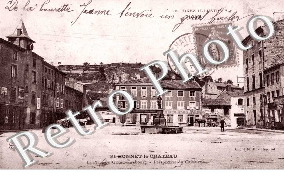 la Place du Grand Faubourg, Perspective du Calvaire