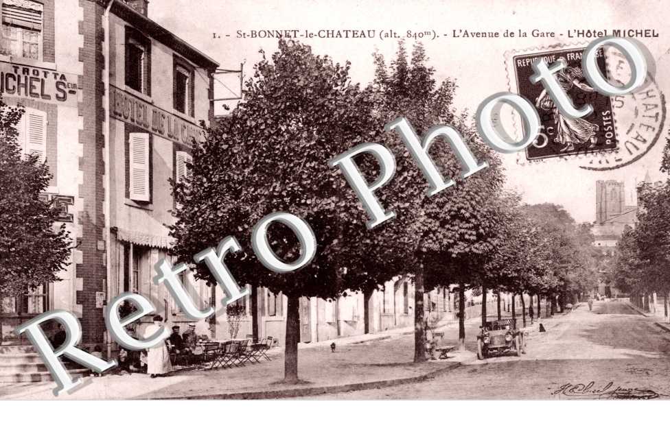 l'Avenue de la Gare, l'Hotel Michel