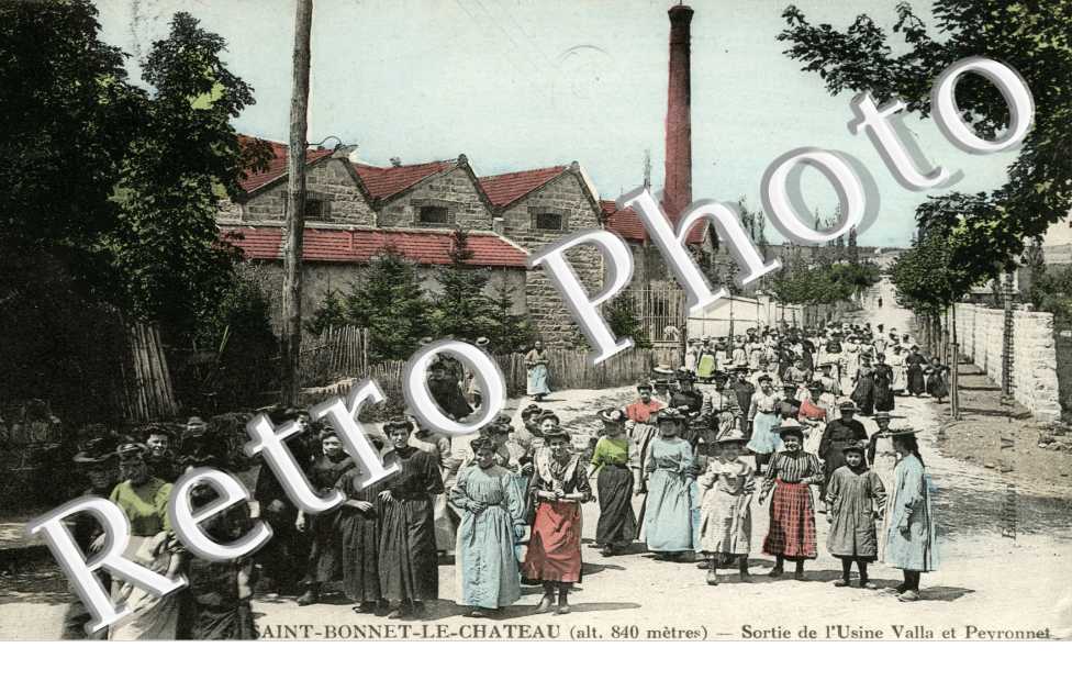 sortie de l'usine vallat et peyronnet (couleur)