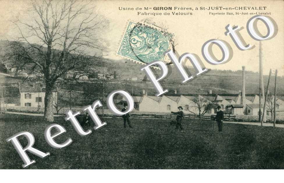 usine de Mr Giron freres - fabrique de velours