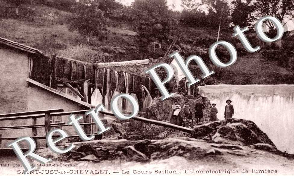 le Gours Saillant - usine electrique de lumiere