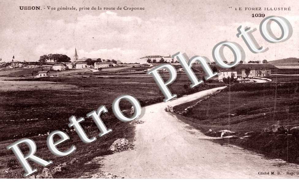 Vue Generale prise de la Route de Craponne