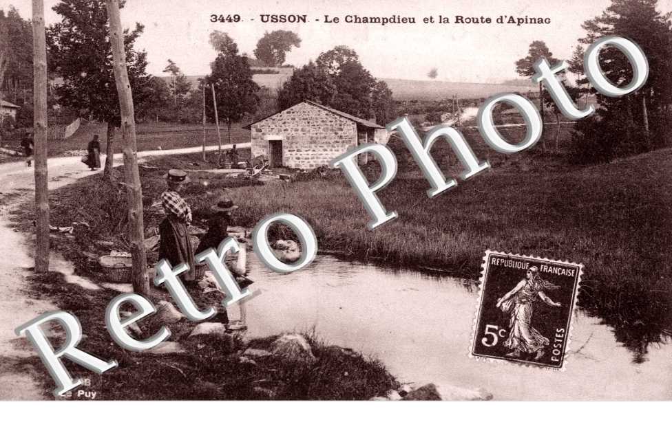 le champdieu et la route d'Apinac