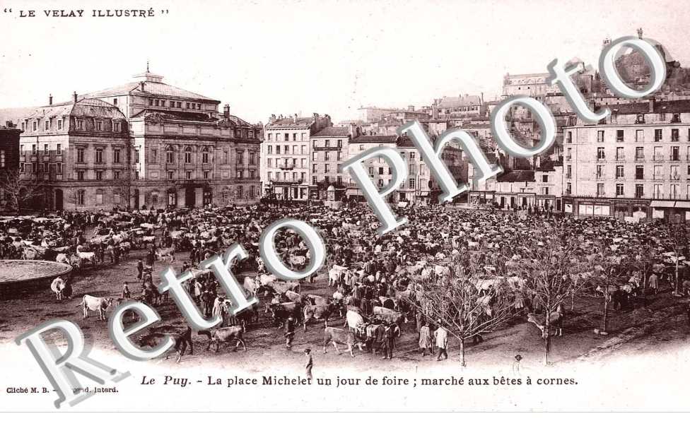 LA PLACE MICHELET UN JOUR DE FOIRE