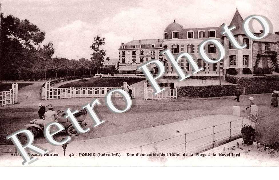 vue d'ensemble de l'Hotel de la Plage à la Noveillard