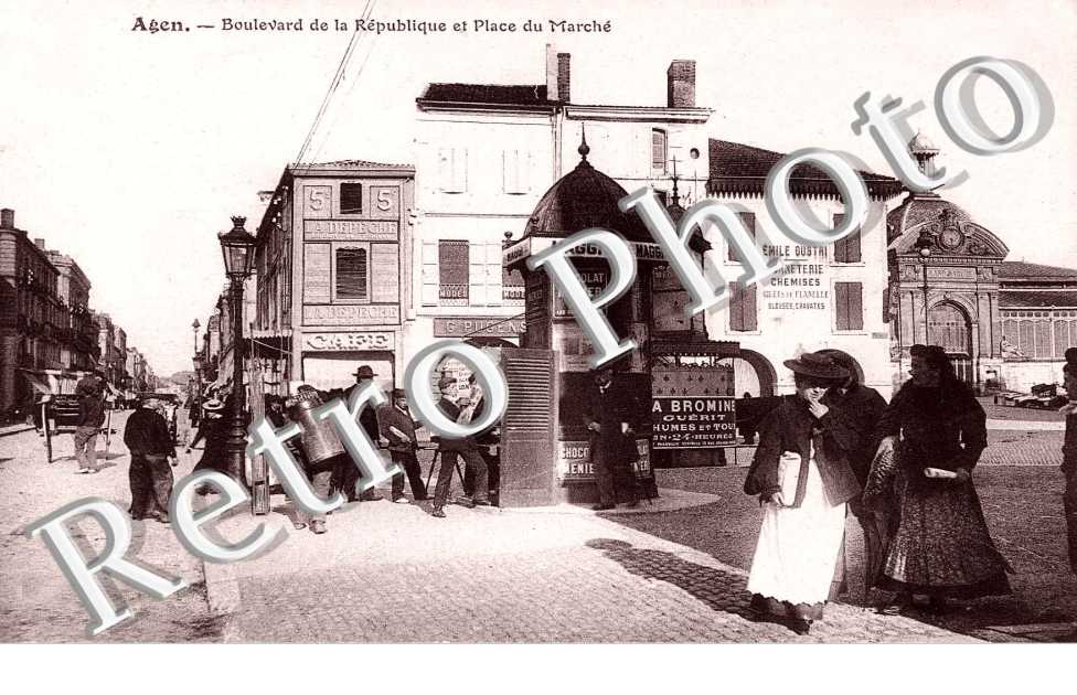 BOULEVARD DE LA REPUBLIQUE et place du Marché