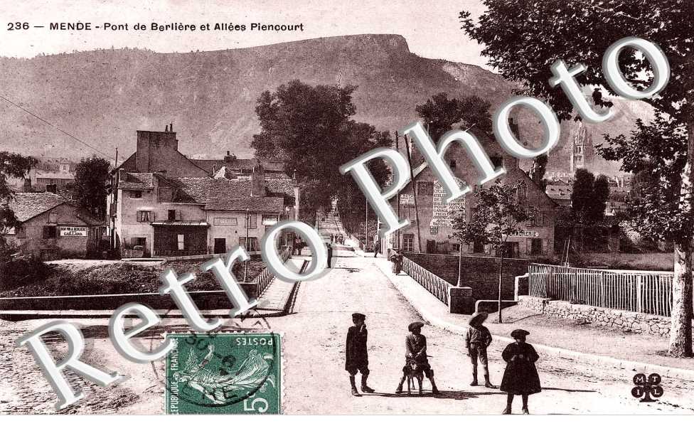 Pont de Berliere et Allees Piencourt