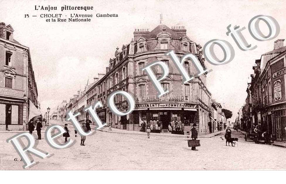 L'Avenue Gambetta et la Rue Nationale