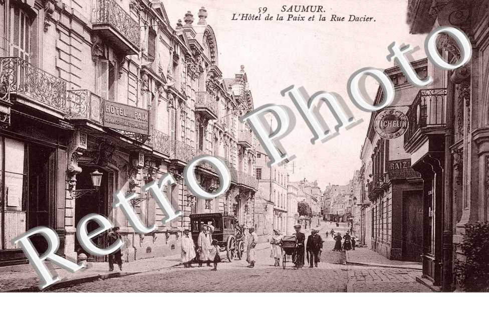 l'Hotel de la Paix et la rue Dacier