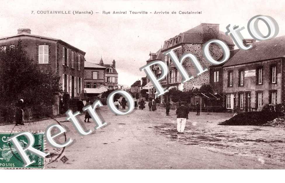 Rue amiral Tourville - Arrivee de Coutainviel