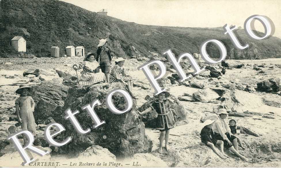 Les rochers de la plage