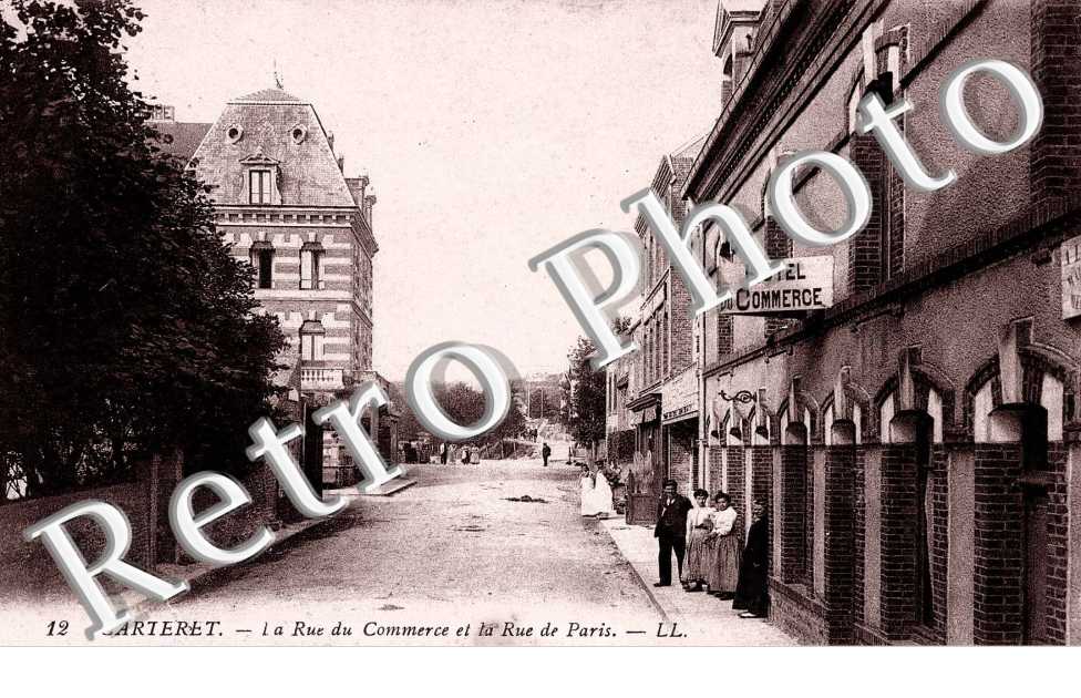 la rue du Commerce et la rue de Paris
