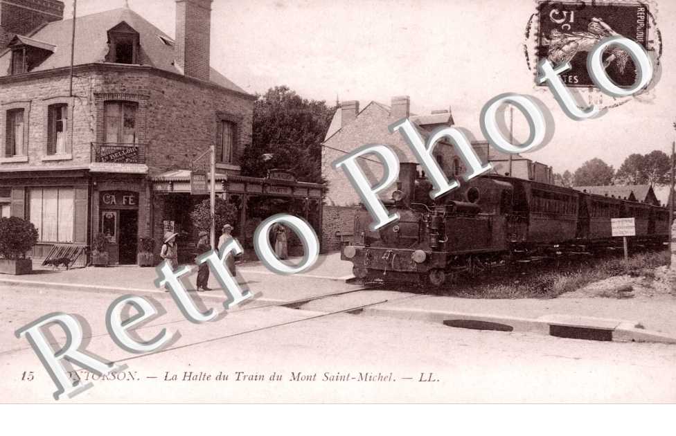 la halte du train du Mont Saint-Michel