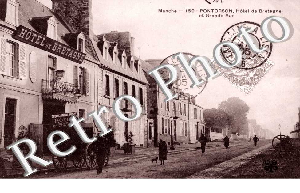 hotel de Bretagne et grande rue
