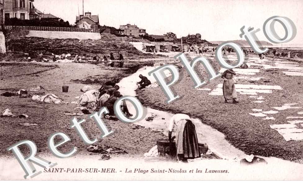 La plage et les laveuses