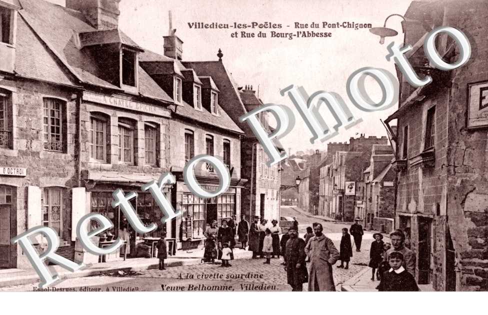 Rue du Pont Chignon et Rue du Bourg l'Abbesse