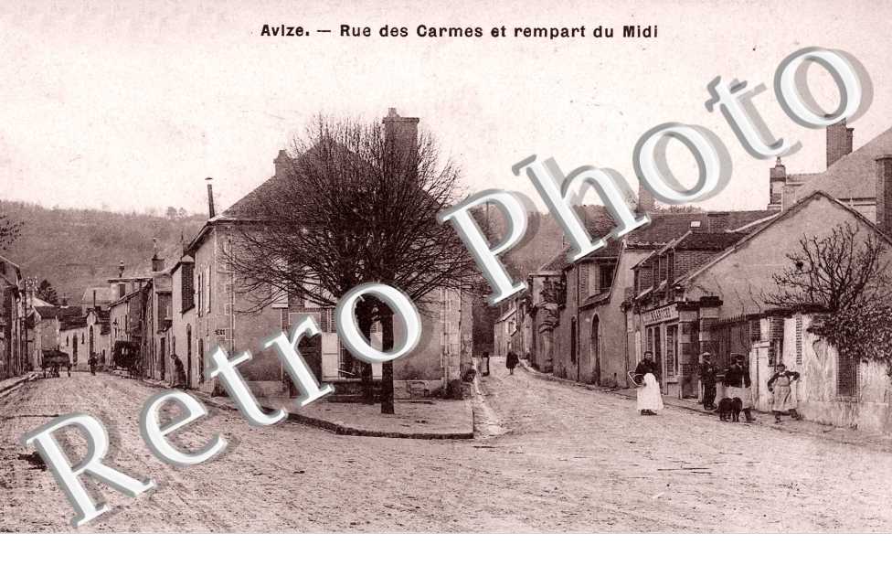 Rue des Carmes et rempart du Midi