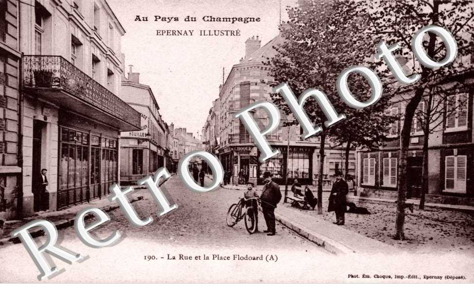 La rue et la place Flodoard