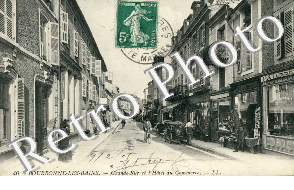 Grande Rue et l'Hotel du Commerce