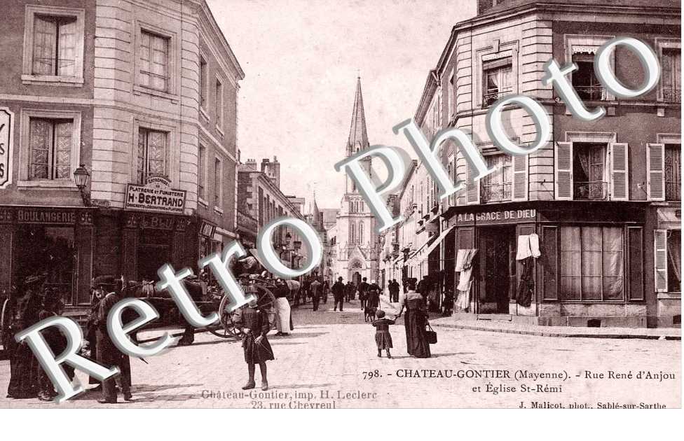 rue Rene d'Anjou et eglise St Remi