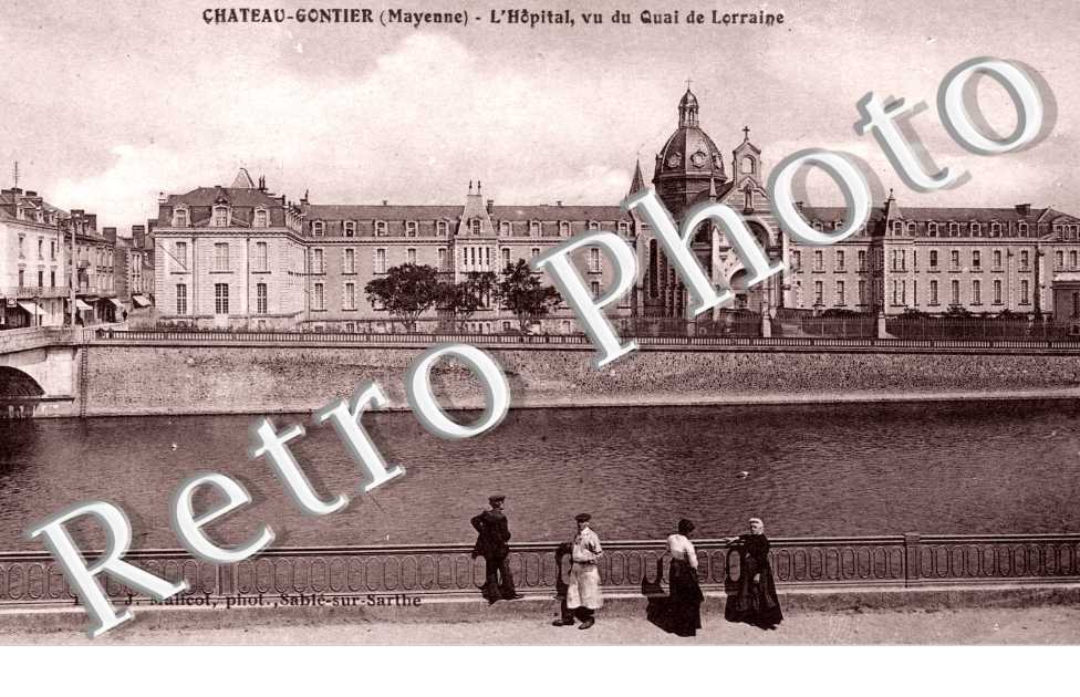 l'hopital vu du Quai de Lorraine