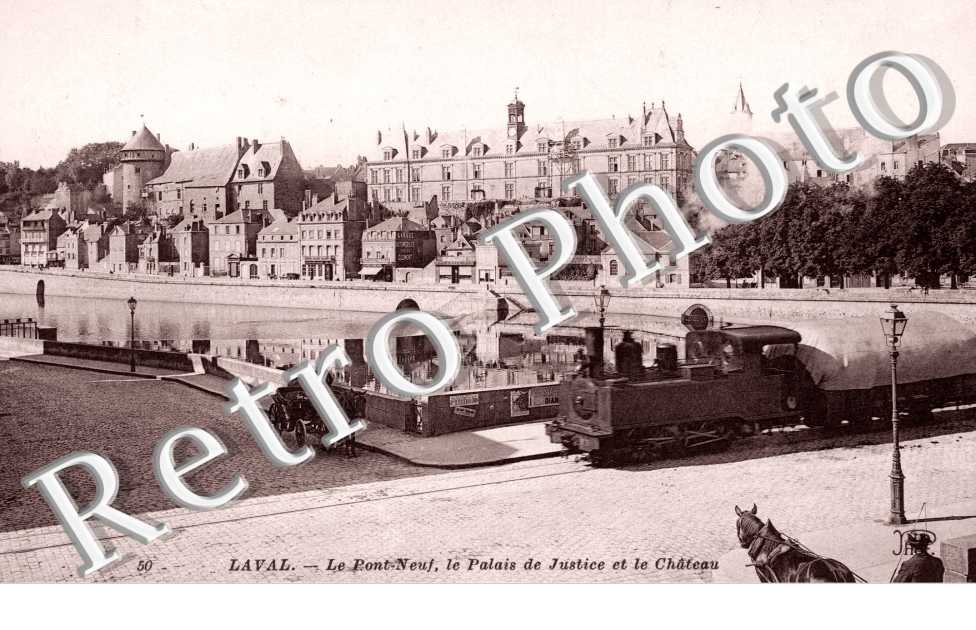 Le Pont Neuf, le Palais de Justice et le Chateau