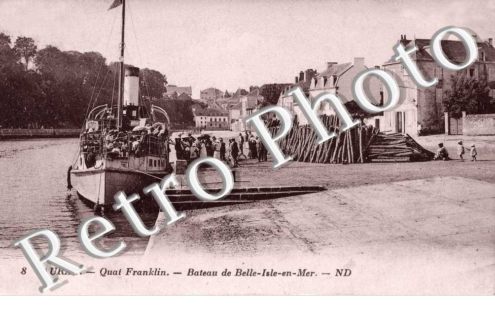 quai Franklin - bateau de Belle Isle en Mer