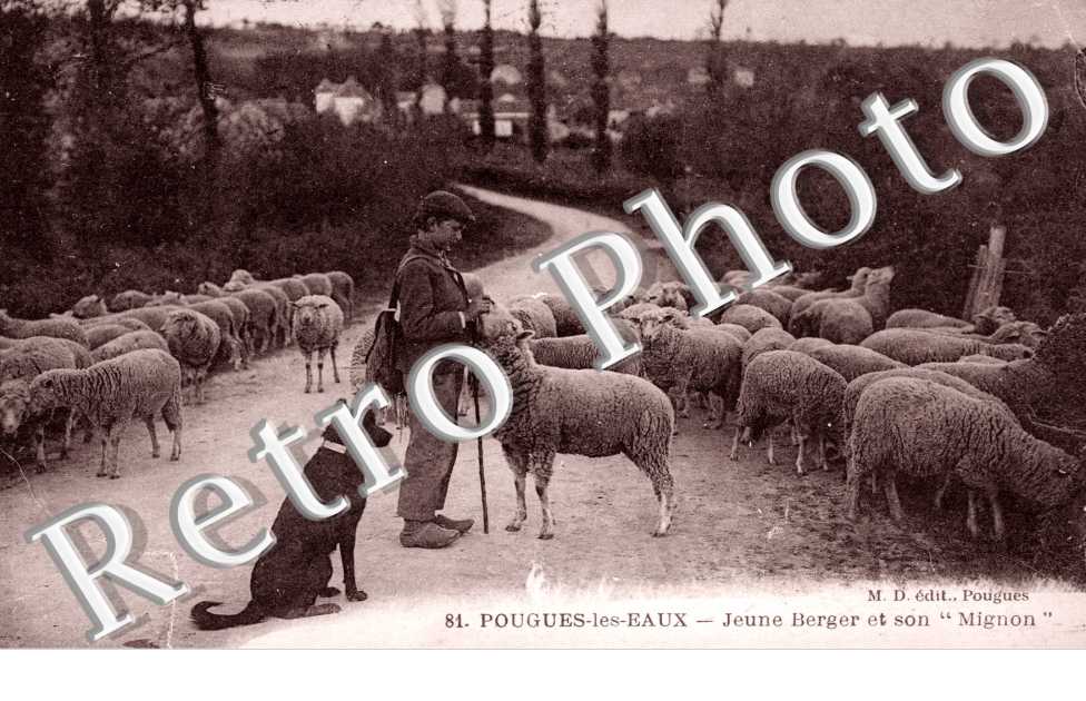 jeune berger et son mignon