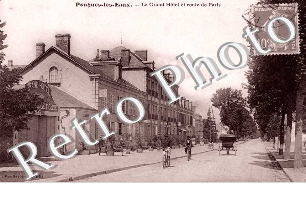 le Grand Hôtel et route de Paris