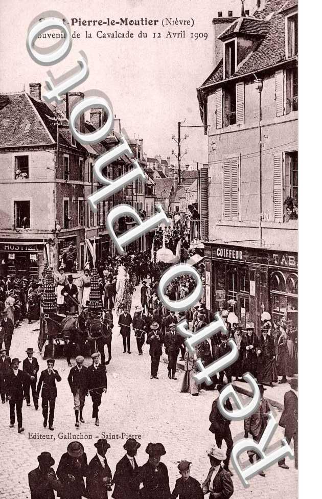 souvenir de la cavalcade du 12 avril 1909