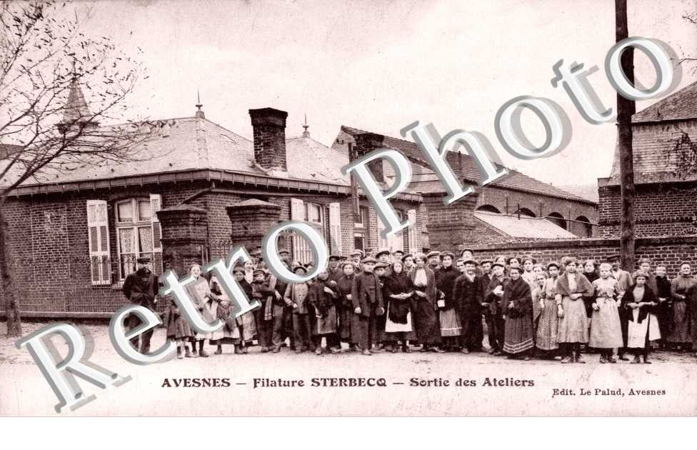 Filature Sterbecq - sortie des ateliers