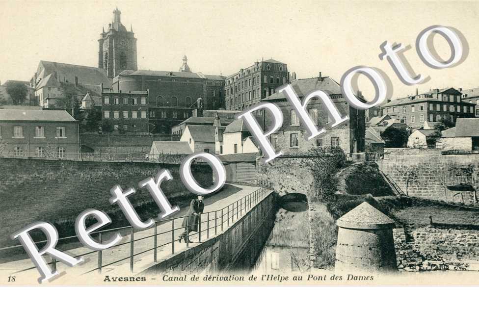 Canal de derivation de l'Helpe au Pont des Dames