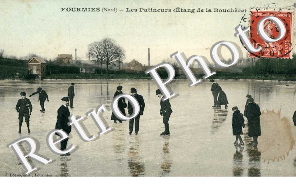 Les Patineurs  Etang de la Bouchere