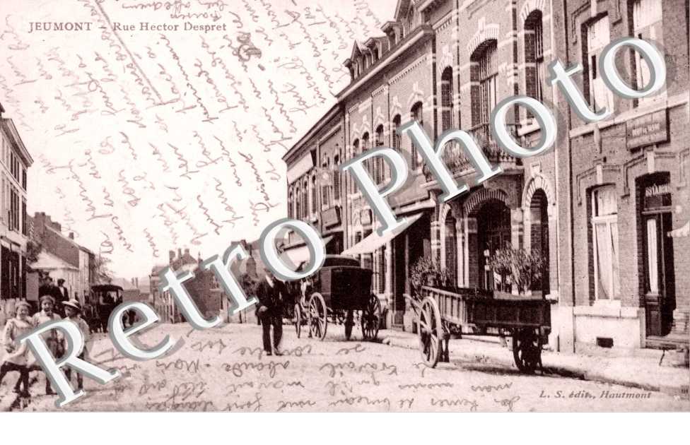 rue Hector Despret et l'eglise