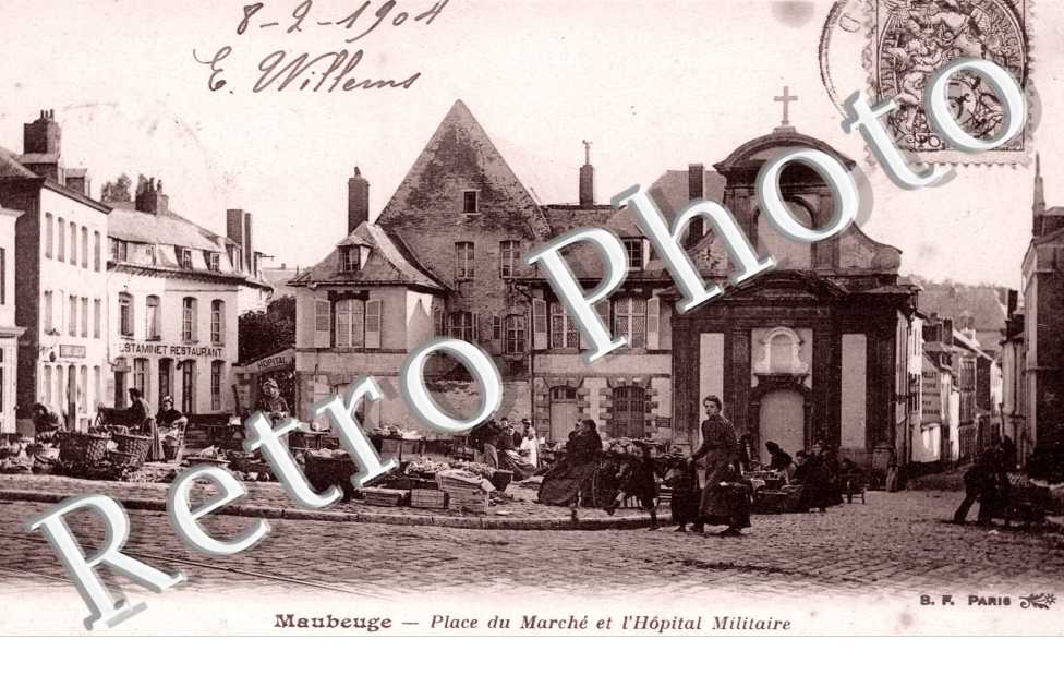 place du marche et hopital militaire
