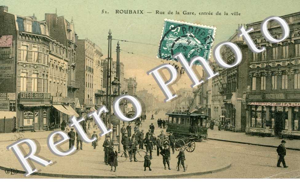 rue de la gare entree de la ville
