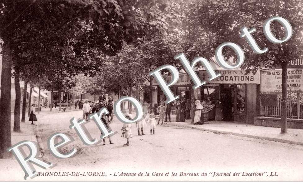 l'Avenue de la Gare et les Bureaux du "Journal des Locations"