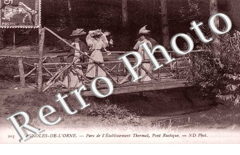 parc de l'Etablissement Thermal - Pont Rustique