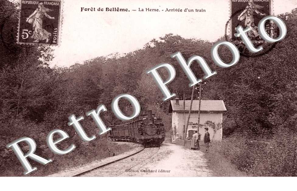 la Herse - Arrivee d'un train