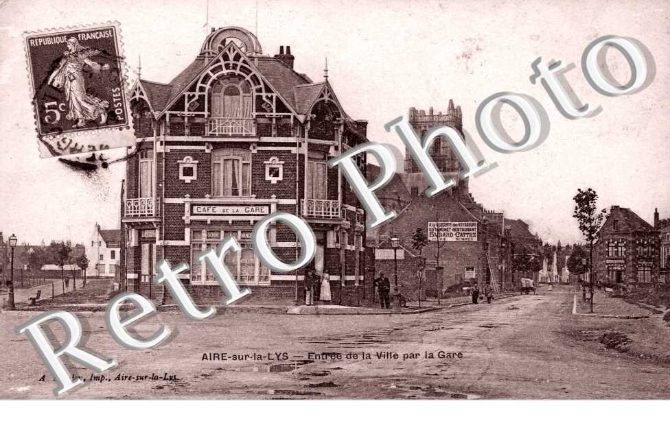 entree de la ville par la gare