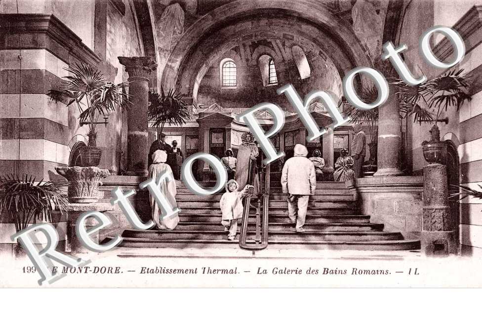 l'etablissement Thermal - la galerie des bains romains