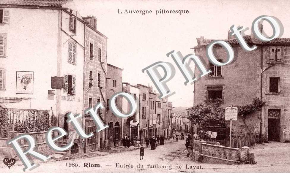 entree du faubourg de Layat