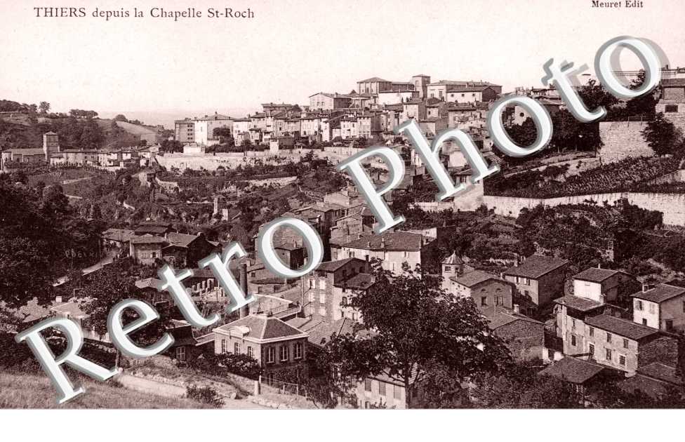 Vue d'Ensemble de Thiers depuis la Chapelle Saint-Roch