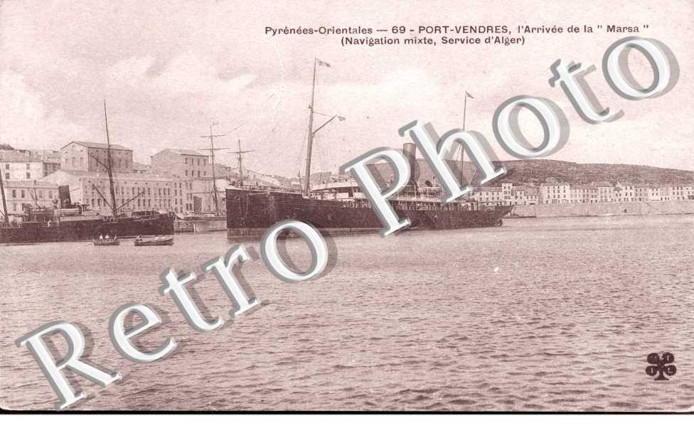 L'arrivee de la "Marsa" (navigation mixte, service d'Alger)
